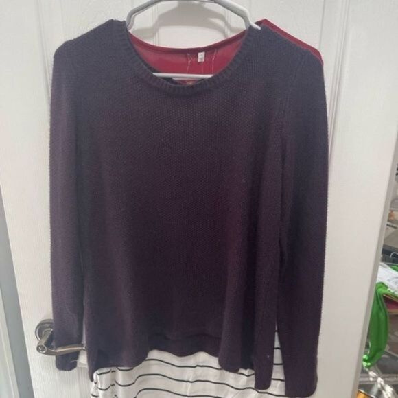 croft & barrow Sweaters - CROFT And Barrow Sweater Purple Small Pullover